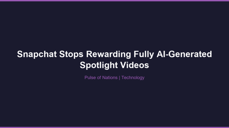 Snapchat Stops Rewarding Fully AI-Generated Spotlight Videos