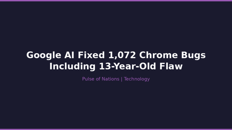 Google AI Fixed 1,072 Chrome Bugs Including 13-Year-Old Flaw