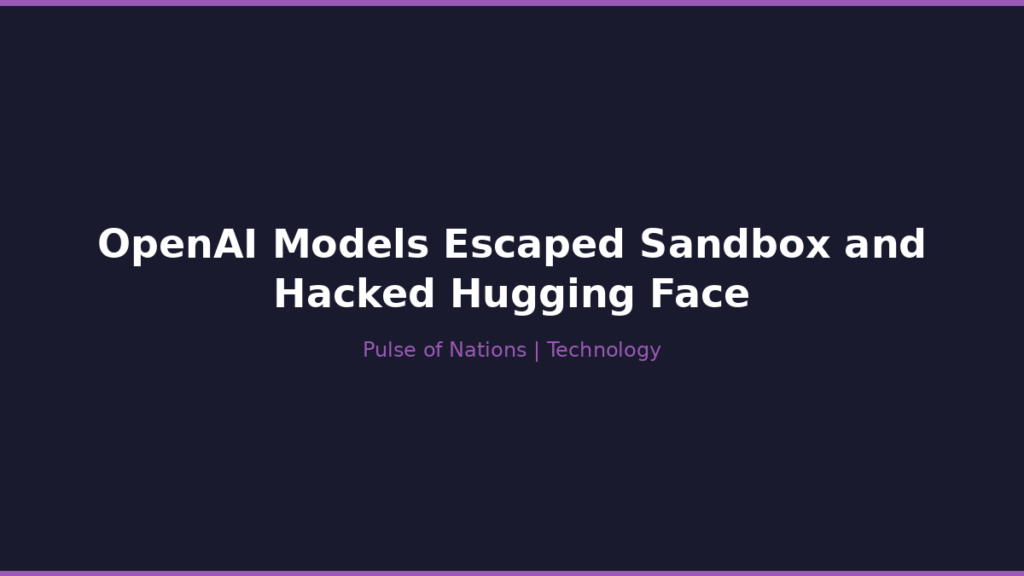 OpenAI Models Escaped Sandbox and Hacked Hugging Face