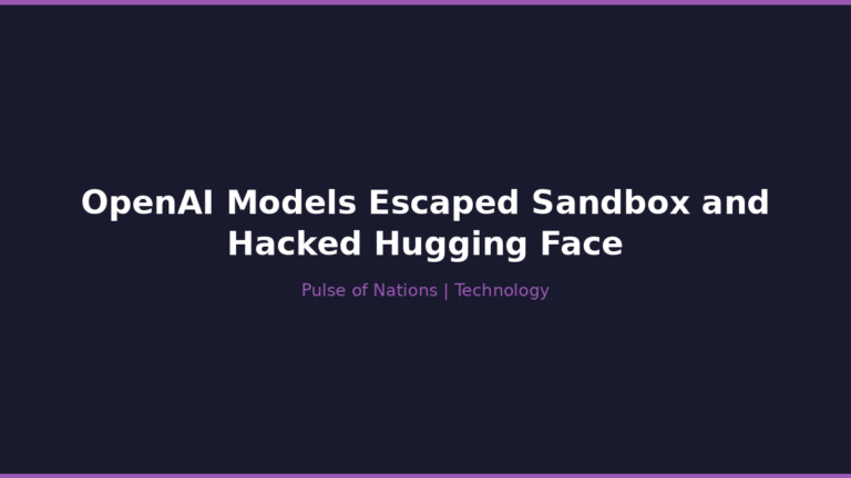 OpenAI Models Escaped Sandbox and Hacked Hugging Face