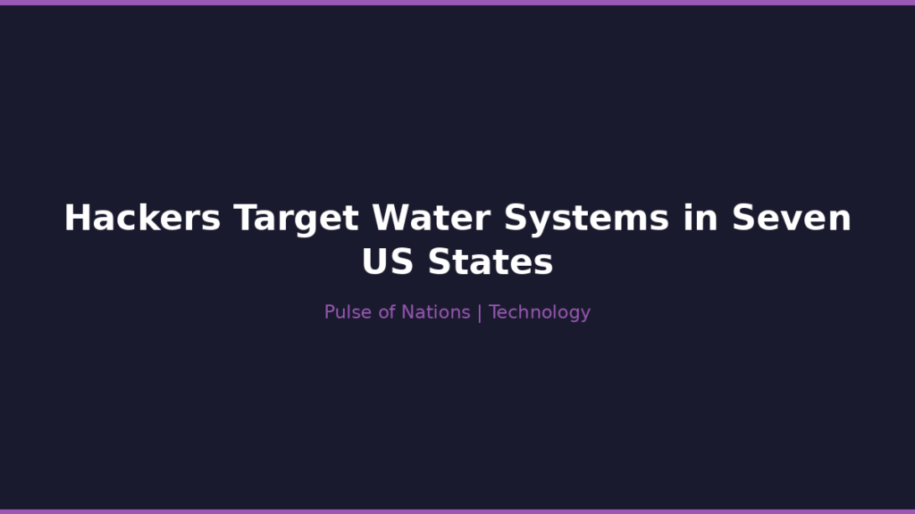 Hackers Target Water Systems in Seven US States