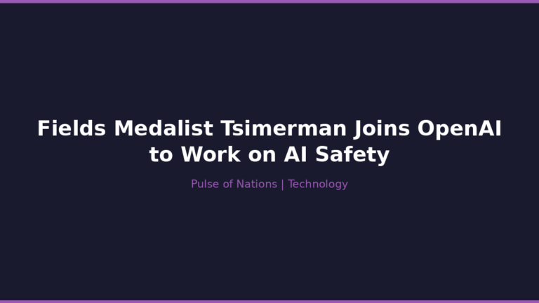 Fields Medalist Tsimerman Joins OpenAI to Work on AI Safety