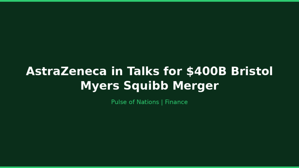 AstraZeneca in Talks for $400B Bristol Myers Squibb Merger