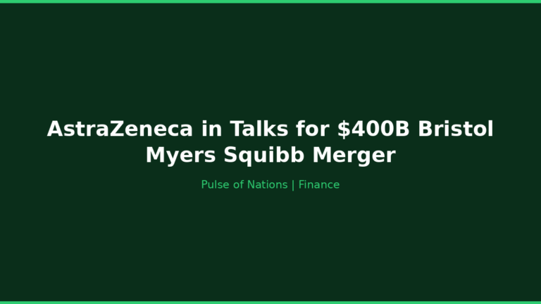 AstraZeneca in Talks for $400B Bristol Myers Squibb Merger