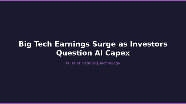Big Tech Earnings Surge as Investors Question AI Capex