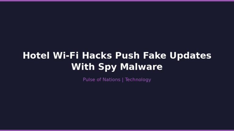 Hotel Wi-Fi Hacks Push Fake Updates With Spy Malware