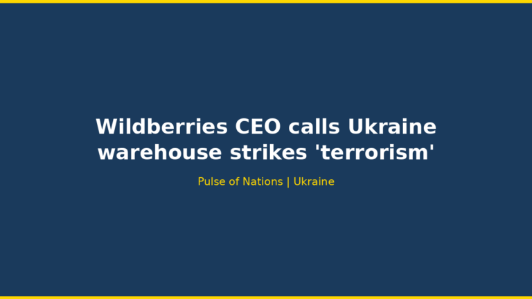Wildberries CEO calls Ukraine warehouse strikes ‘terrorism’