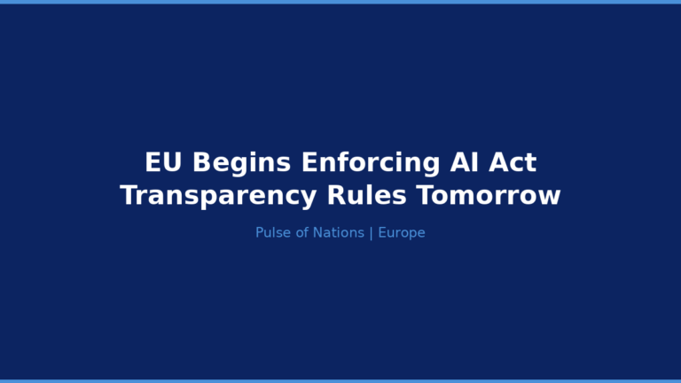 EU Begins Enforcing AI Act Transparency Rules Tomorrow