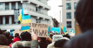 Ukraine Slashes Growth Forecast as Russia Bombs Businesses